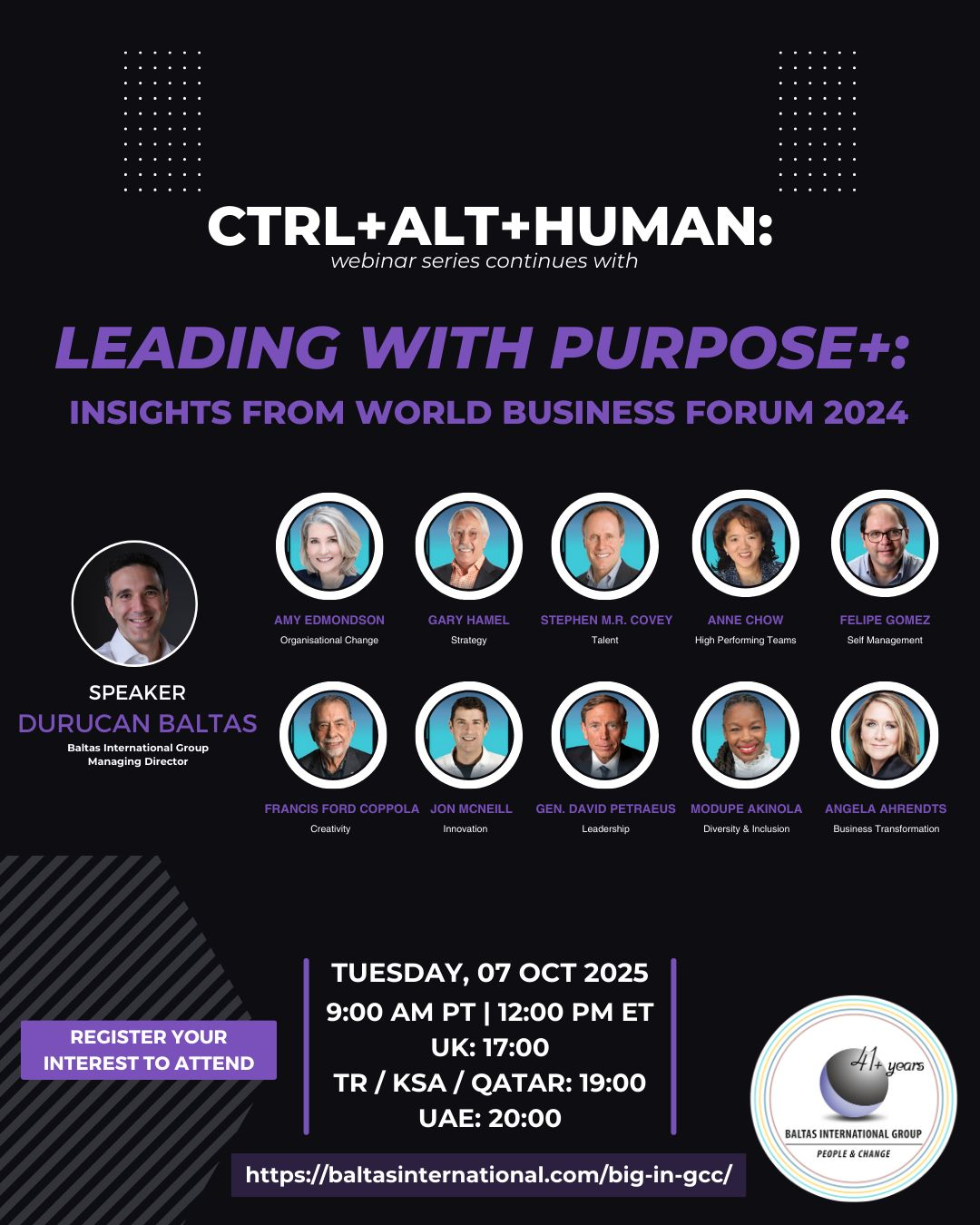 LEADING WITH PURPOSE+: INSIGHTS FROM WORLD BUSINESS FORUM 2024